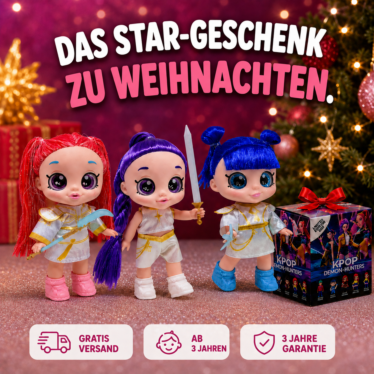 K-Pop SuperStar Mini: Singende Chibi-Edition – Sammler-Idol-Figur + GRATIS Überraschungs-Geschenkbox!
