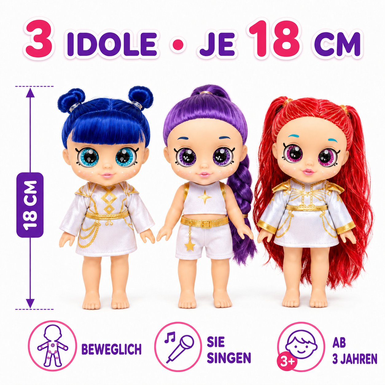 K-Pop SuperStar Mini: Singende Chibi-Edition – Sammler-Idol-Figur + GRATIS Überraschungs-Geschenkbox!